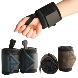 Fitness Wrist Wraps with Thumb Brace Strap
