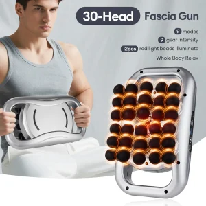 30-head Fascia Gun High Frequency Vibration Massager
