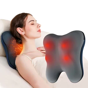 Cordless Back Massage Pillow with Heat